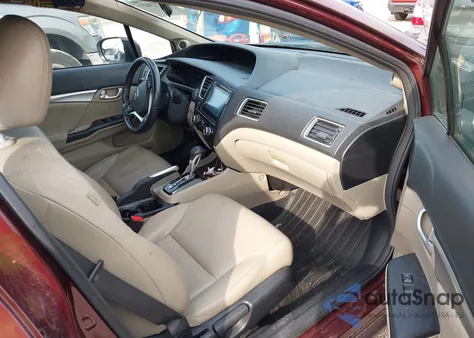 2015 Honda Civic Ex-L from USA, damaged, VIN 19XFB2F98FE069833